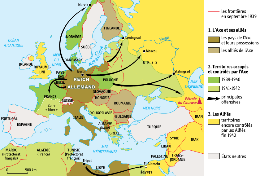Parcours 1 RACONTER Le D roulement De La Seconde Guerre Mondiale 