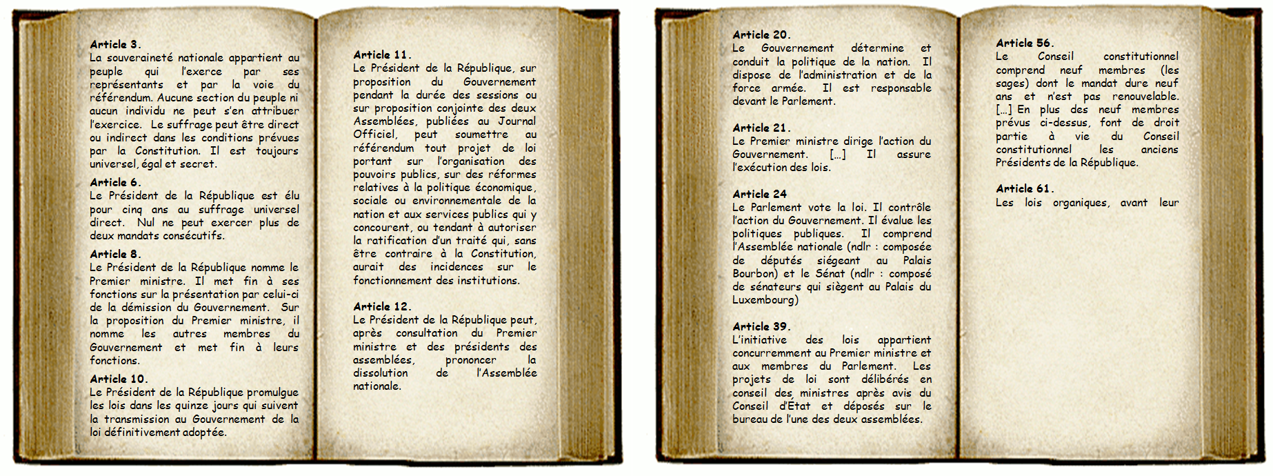 Activité 1 – Comment naît une loi ?