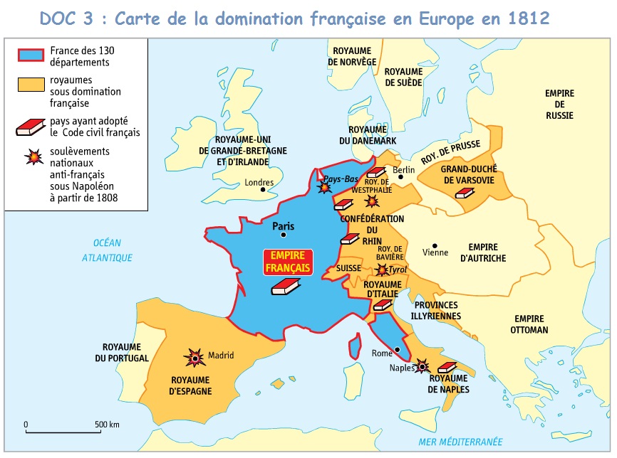 L'Europe en 1812