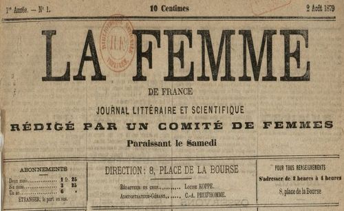 CHAP 8 – Conditions féminines dans une société en mutation