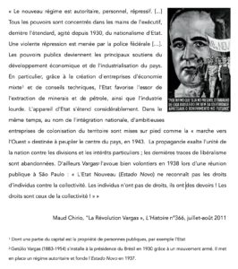 Maud Chirio, "La Révolution Vargas », L'Histoire n°366, juillet-août 2011